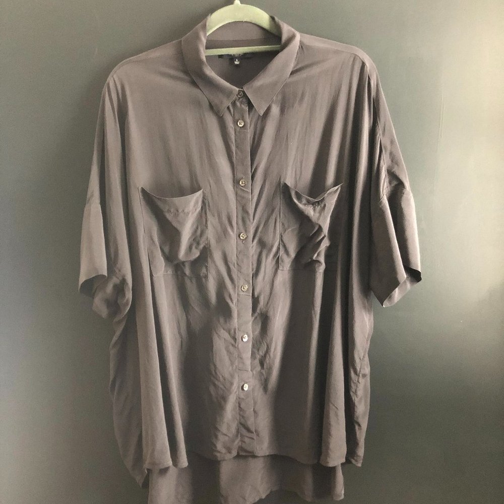 Madewell Short Sleeve Silk Top